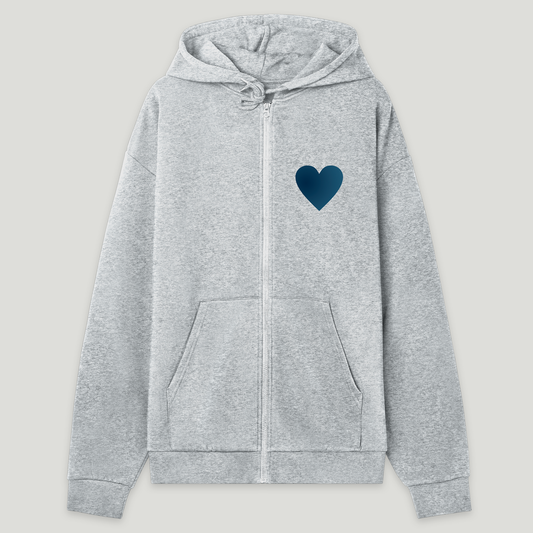 Zip Hoodie Ocean Navy